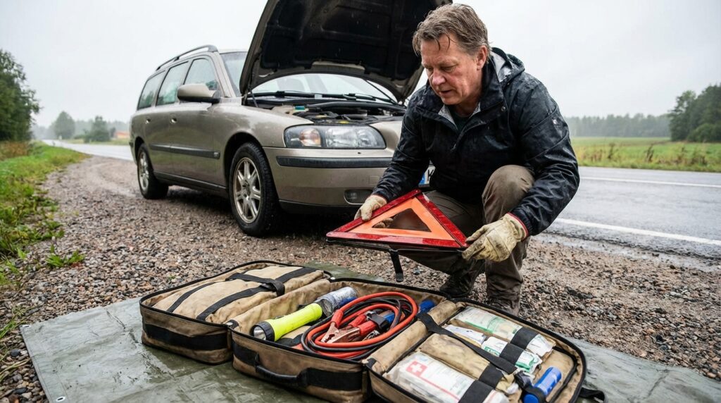 Roadside safety kits