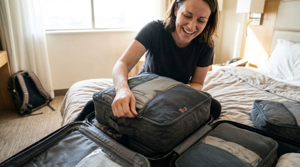 Packing travel organizers