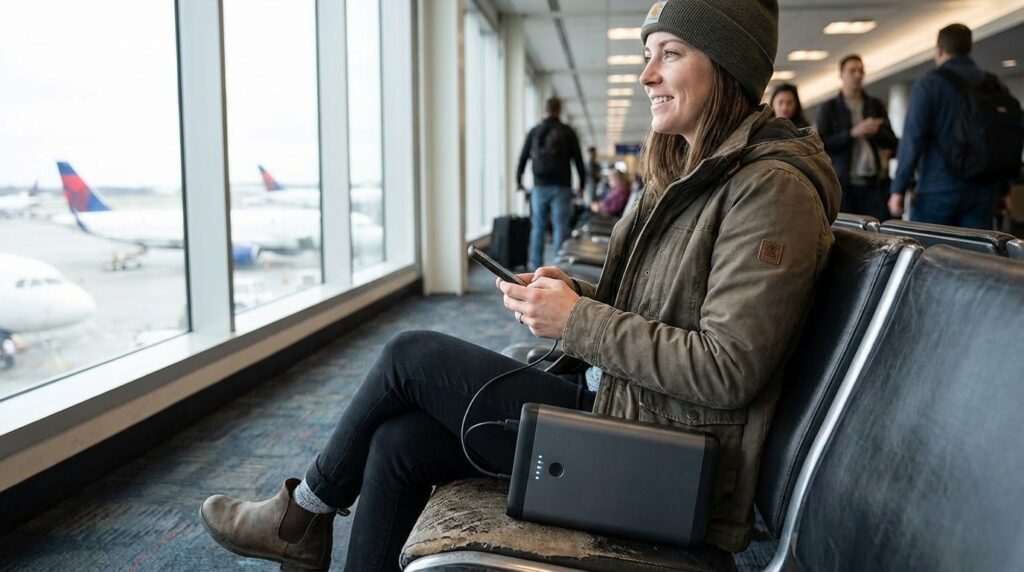 Portable charger devices