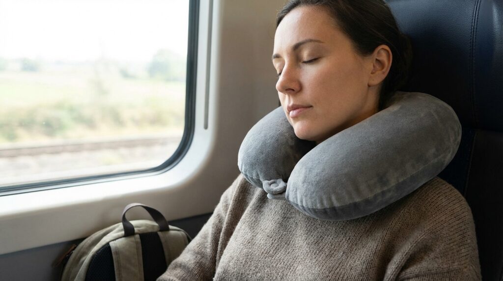 Travel pillow support
