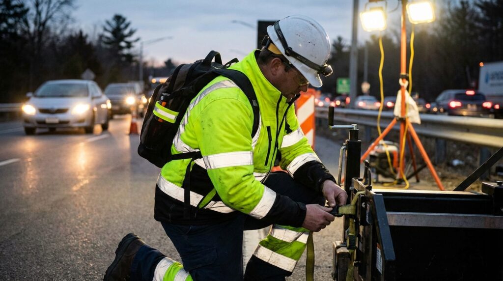 Safety gear reflectors